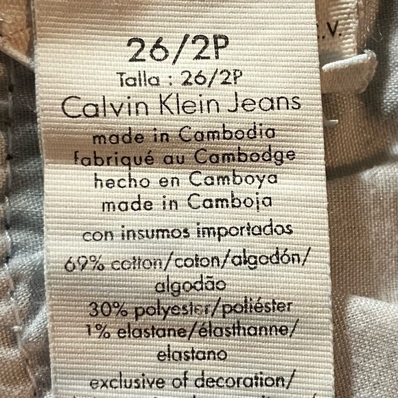 Calvin Klein Skinny Jean- Women's 26/2P - Picture 9 of 10